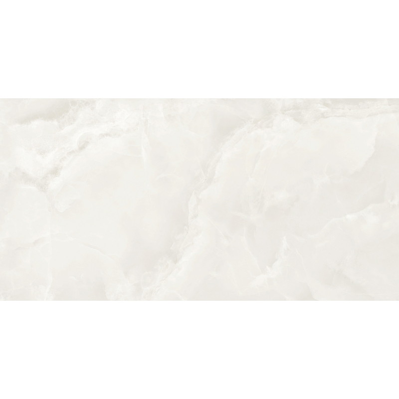 Mexen Valga Bianco glasiertes Feinsteinzeug rek. G1, Boden- und Wandfliese 120 x 60 cm, glänzend - TL122-120-060-01