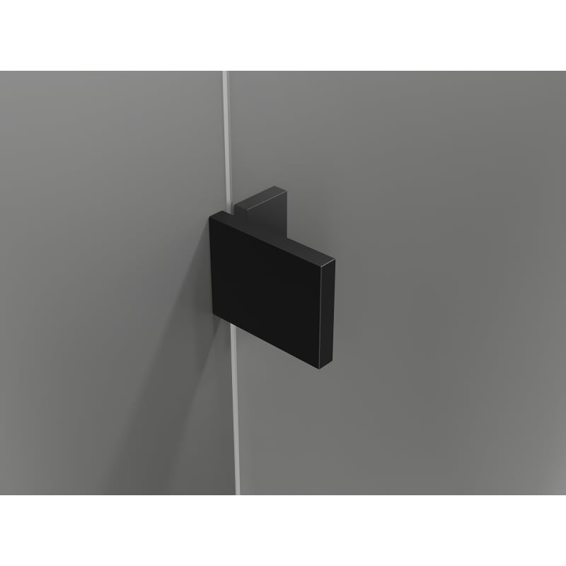 Mexen Lunar Duschdrehtür links 105 cm, transparent, schwarz - 834-105-000-70-00-L