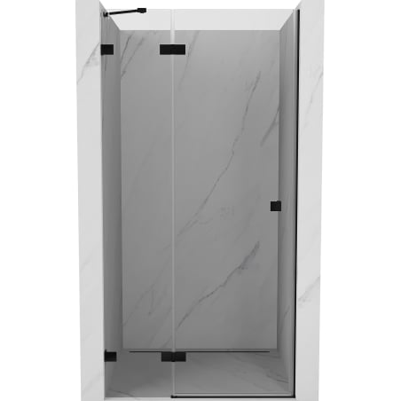 Mexen Lunar Duschflügeltür links 120 cm, transparent, schwarz - 834-120-000-70-00-L
