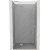 Mexen Lunar Duschtür links, 115 cm, transparent, gebürsteter Nickel - 834-115-000-97-00-L