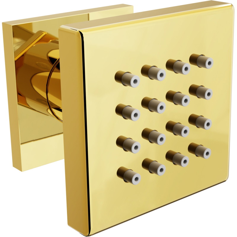 Mexen Cube Aufputz-Seitendüse, goldfarben - 79360-50