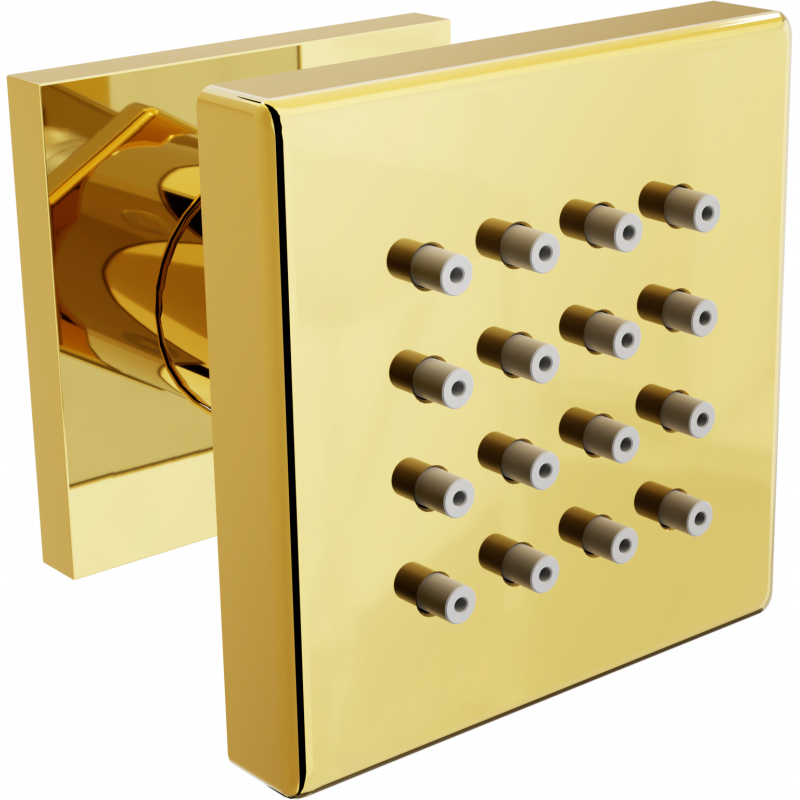Mexen Seitliche Aufputzdüse, gold - 79360-50
