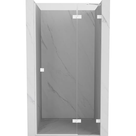 Mexen Lunar Duschschwingtür rechts 90 cm, transparent, weiß - 834-090-000-20-00-P