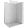 Mexen Lunar L Duschwand Walk-in rechts 110 x 200 cm, transparent 8 mm, weiß - 830L-110-000-20-00-P