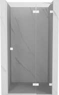 Mexen Lunar Duschdrehtür Rechts 125 cm, transparent, weiß - 834-125-000-20-00-P