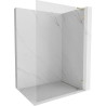 Mexen Lunar L Duschwand Walk-in rechts 70 x 200 cm, transparent 8 mm, gold - 830L-070-000-50-00-P
