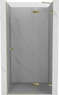Mexen Lunar Duschdrehtür rechts 85 cm, transparent, gold - 834-085-000-50-00-P