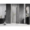 Mexen Lunar Duschdrehtür rechts 85 cm, transparent, gold - 834-085-000-50-00-P