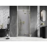 Mexen Lunar Duschdrehtür rechts 90 cm, transparent, gold - 834-090-000-50-00-P