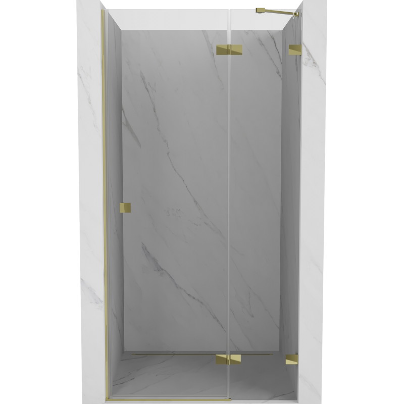 Mexen Lunar Duschschwingtür rechts, 115 cm, transparent, gold - 834-115-000-50-00-P