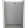 Mexen Lunar Duschdrehtür rechts 130 cm, transparent, gold - 834-130-000-50-00-P