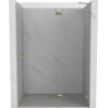 Mexen Lunar Duschdrehtür rechts 135 cm, transparent, gold - 834-135-000-50-00-P