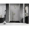Mexen Lunar Duschabtrennung rechts 140 cm, transparent, gold - 834-140-000-50-00-P