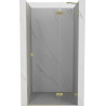 Mexen Lunar Duschdrehtür rechts 95 cm, transparent, gebürstetes Gold - 834-095-000-55-00-P