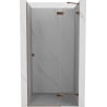 Mexen Lunar Duschdrehtür rechts 90 cm, transparent, Roségold - 834-090-000-60-00-P