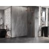Mexen Lunar L Duschwand Walk-in rechts 60 x 200 cm, transparent 8 mm, Roségold - 830L-060-000-60-00-P