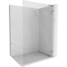 Mexen Lunar L Duschwand Walk-in rechts 70 x 200 cm, transparent 8 mm, Roségold - 830L-070-000-60-00-P