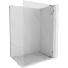 Mexen Lunar L Duschwand Walk-in rechts 80 x 200 cm, transparent 8 mm, Roségold - 830L-080-000-60-00-P
