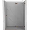 Mexen Lunar Duschschwingtüren rechts 140 cm, transparent, Roségold - 834-140-000-60-00-P
