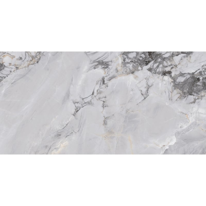 Mexen Limos Grey glasiertes Feinsteinzeug rekt. G1, Boden- und Wandfliese 120 x 60 cm, glänzend - TL127-120-060-01