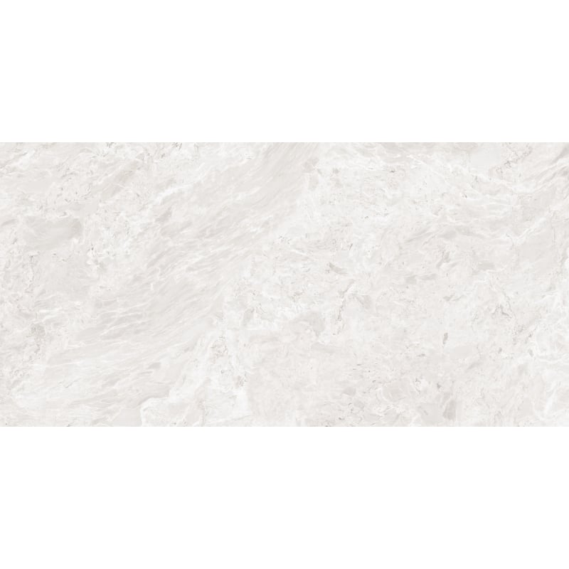 Mexen Iconic Bianco glasiertes Feinsteinzeug rekt. G1, Boden- und Wandfliese 120 x 60 cm, glänzend - TL128-120-060-00