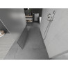 Mexen Kioto Freistehende Duschwand 140 x 200 cm, transparent/matt 8 mm, Chrom - 800-140-002-01-35