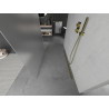 Mexen Kioto Freistehende Duschwand 120 x 200 cm, Frost 8 mm, Gold - 800-120-002-50-30