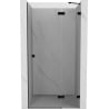Mexen Lunar Duschdrehtür rechts, 75 cm, transparent, schwarz - 834-075-000-70-00-P
