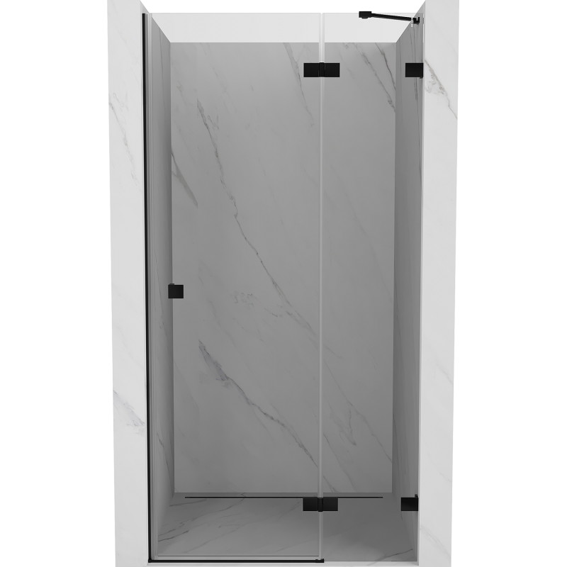 Mexen Lunar Duschdrehtür rechts 90 cm, transparent, schwarz - 834-090-000-70-00-P