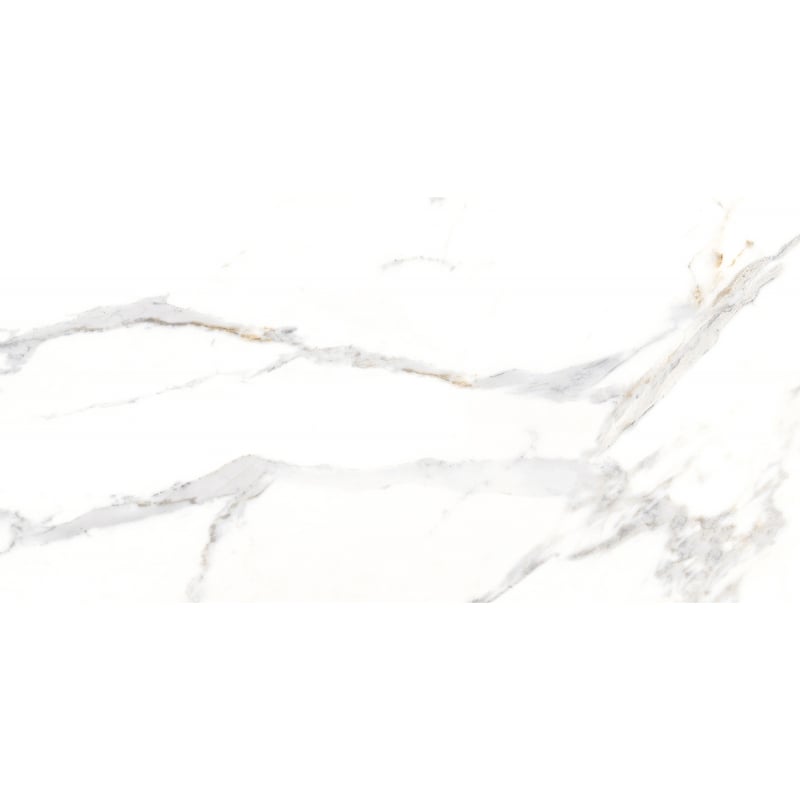 Mexen Agata Weiß glasiertes Feinsteinzeug rekt. G1, Boden-/Wandfliese 120 x 60 cm, glänzend - TL144-120-060-00