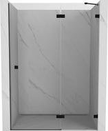 Mexen Lunar Duschdrehtür rechts 135 cm, transparent, schwarz - 834-135-000-70-00-P