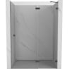 Mexen Lunar Duschdrehtür Rechtsanschlag 135 cm, transparent, Gun Metal - 834-135-000-95-00-P