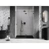 Mexen Lunar Duschdrehtür rechts 140 cm, transparent, Gun Metal - 834-140-000-95-00-P