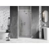 Mexen Lunar Duschdrehtür rechts 80 cm, transparent, gebürsteter Nickel - 834-080-000-97-00-P