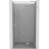 Mexen Lunar Duschdrehtür rechts 90 cm, transparent, gebürsteter Nickel - 834-090-000-97-00-P