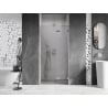 Mexen Lunar Duschdrehtür rechts 95 cm, transparent, gebürsteter Nickel - 834-095-000-97-00-P