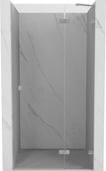 Mexen Lunar Duschdrehtrür rechts 110 cm, transparent, gebürsteter Nickel - 834-110-000-97-00-P