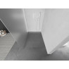 Mexen Kioto Duschwand Walk-in 70 x 200 cm, 8 mm mattiert, weiß - 800-070-101-20-30