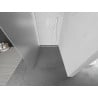 Mexen Kioto Duschwand Walk-in 70 x 200 cm, satiniert 8 mm, weiß - 800-070-101-20-30