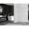Mexen Kioto Duschwand Walk-in 70 x 200 cm, satiniert 8 mm, weiß - 800-070-101-20-30