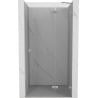 Mexen Lunar Duschdrehtür rechts 125 cm, transparent, gebürsteter Nickel - 834-125-000-97-00-P