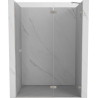 Mexen Lunar Duschdrehtür rechts 140 cm, transparent, gebürsteter Nickel - 834-140-000-97-00-P
