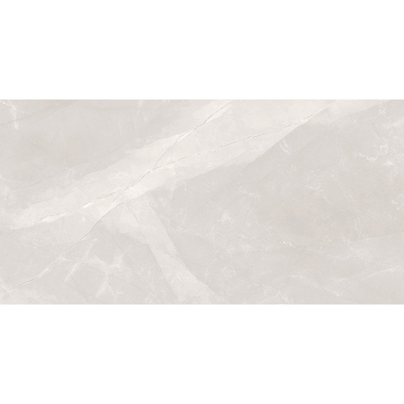 Mexen Atlas Bianco glasiertes Feinsteinzeug rekt. G1, Boden- und Wandfliese 120 x 60 cm, glänzend - TL162-120-060-00