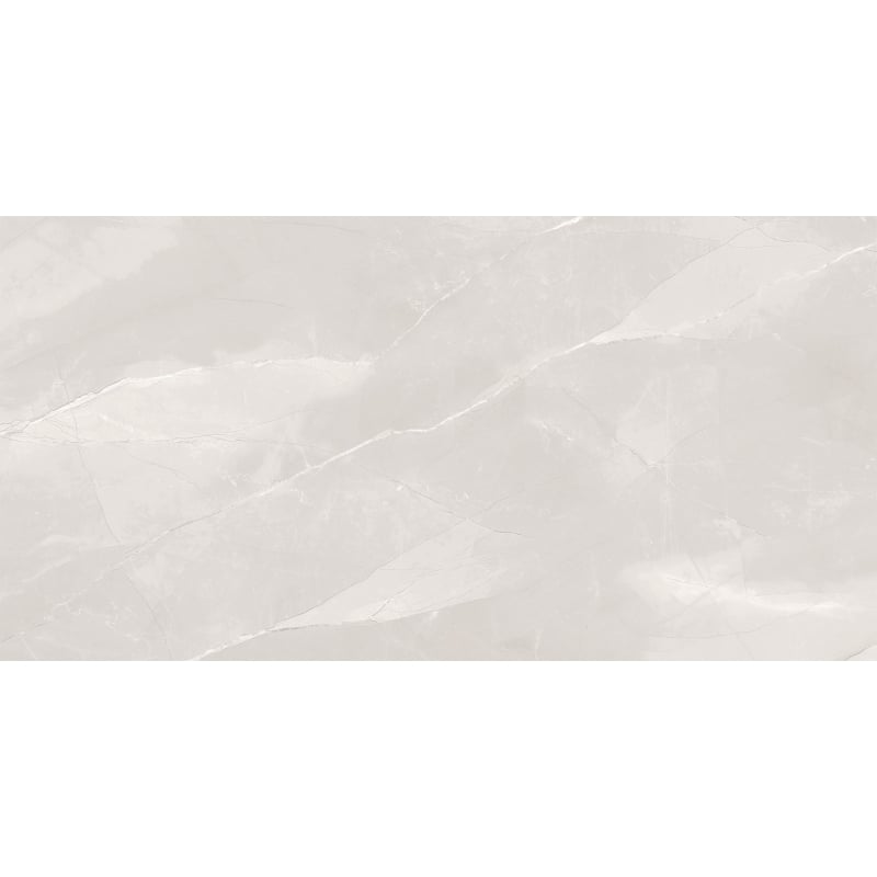 Mexen Atlas Bianco glasiertes Feinsteinzeug rekt. G1, Boden- und Wandfliese 120 x 60 cm, glänzend - TL162-120-060-00