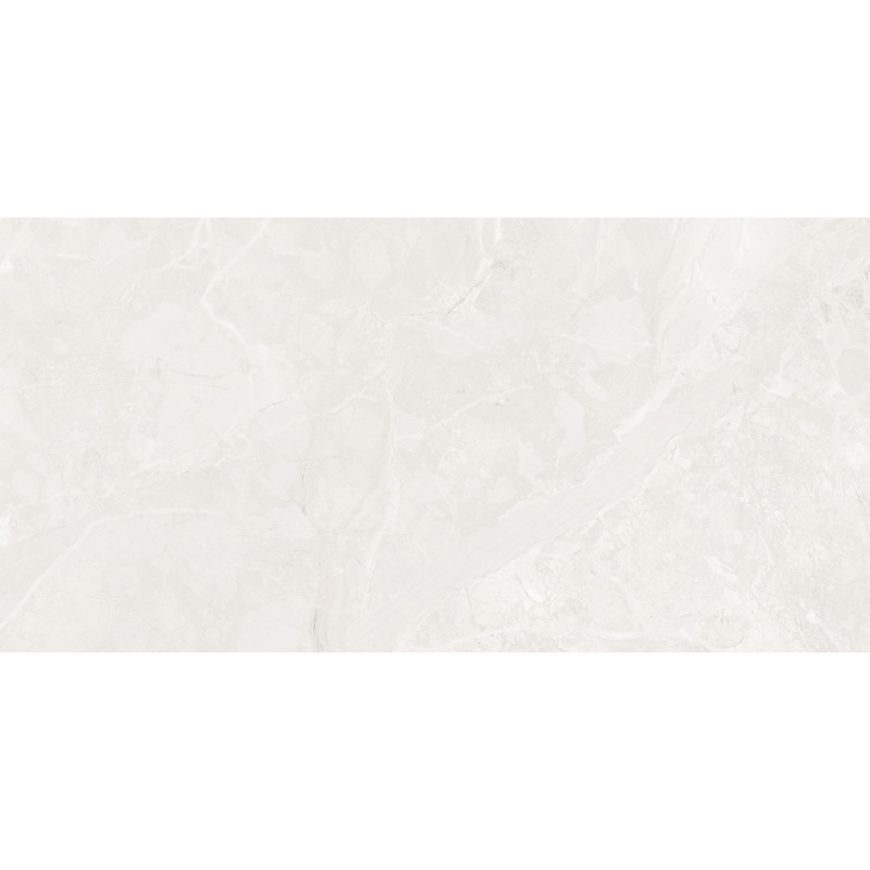 Mexen Rozallia Bianco glasiertes Feinsteinzeug rektifiziert G1, Boden- und Wandfliese 120 x 60 cm, Glanz - TL165-120-060-00