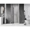 Mexen Lunar L Duschtür, links anschlagbar, 110 cm, transparent, Chrom - 834L-110-000-01-00-L