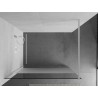 Mexen Kioto Walk-in Duschwand 110 x 200 cm, transparent/matt 8 mm, weiß - 800-110-101-20-35