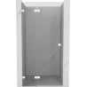 Mexen Lunar L Duschschwingtür links 75 cm, transparent, weiß - 834L-075-000-20-00-L