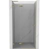 Mexen Lunar L Duschtür schwenkbar links 85 cm, transparent, gold - 834L-085-000-50-00-L