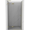 Mexen Lunar L Duschdrehtür links 115 cm, transparent, gold - 834L-115-000-50-00-L